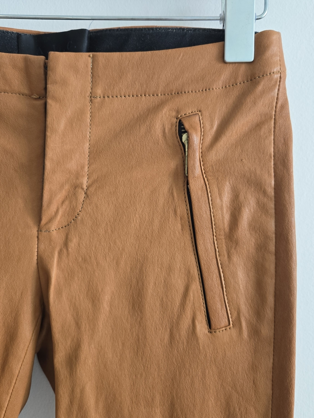 ALC Leather Lambskin Legging Size 0 - Picture 3 of 10